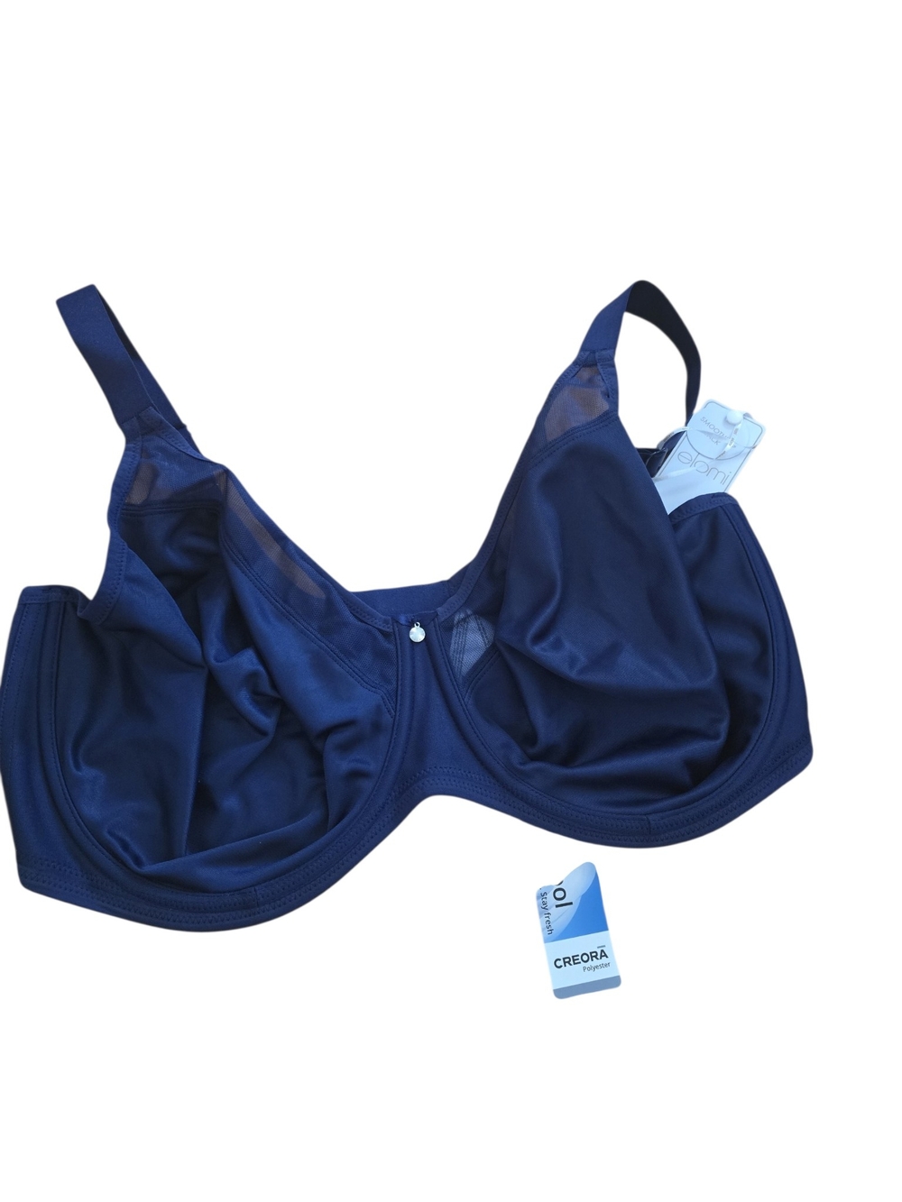 Comfort Support Full-Cup Bra - Navy